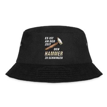 DEN HAMMER ZU SCHWINGEN - Bucket Hat - Schwarz - Vorne - Lela (165cm)