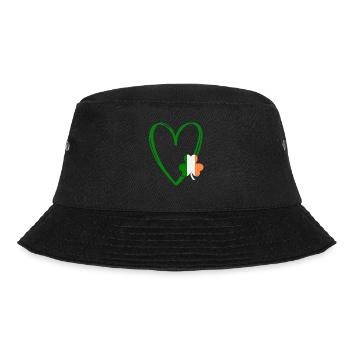 St Patricks Day Accessories Ireland Shamrock Decoration - Bucket Hat - black - Front - Lela (165cm)