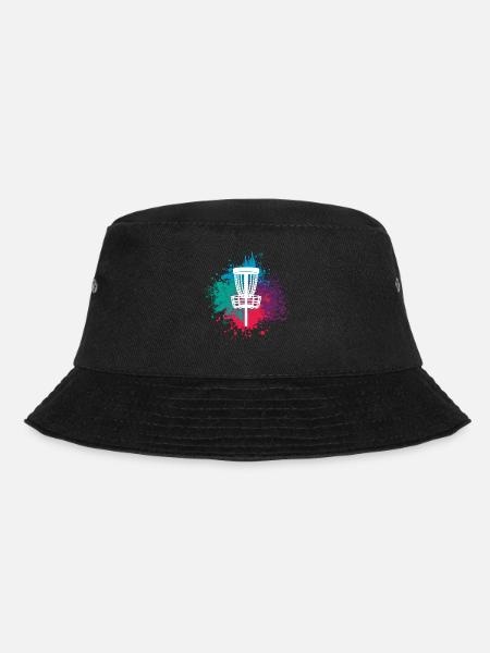 Disc Golf Discgolf Ultimate Discgolf Spieler Disc - Bucket Hat - Schwarz