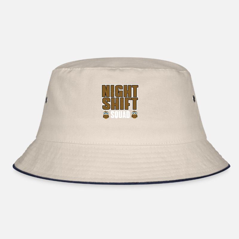 Niedliche Nachtschicht Truppe Bucket Hat