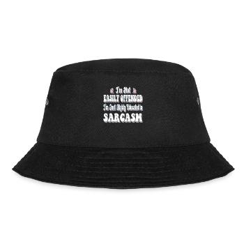 I'm Not Easily Offended I'm Just Highly Educated i - Bucket Hat - black - Front - Lela (165cm)