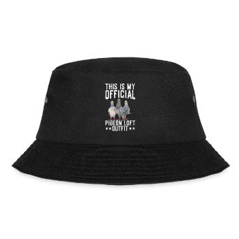 Taubenzüchter Und Taubenschlag Taube Sport - Bucket Hat - Schwarz - Vorne - Lela (165cm)