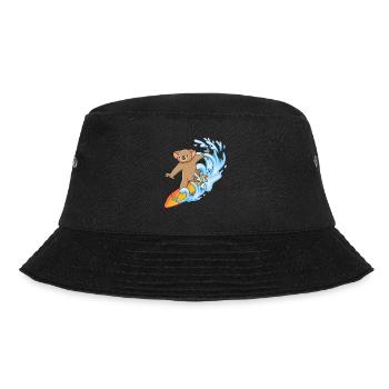 Koala lover Koala Whisperer Animal Surfer - Bucket Hat - black - Front - Lela (165cm)