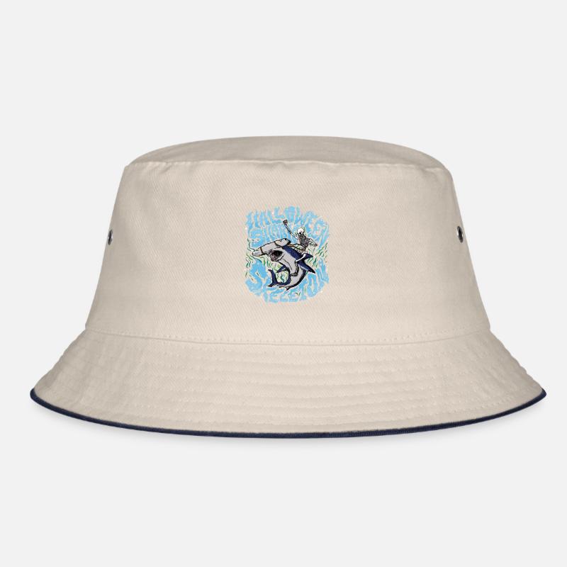Skeleton Reiten Bucket Hat
