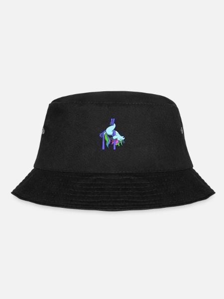 Aerial Silk Einhorn - Bucket Hat - Schwarz