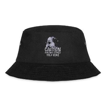 Paranormal Forschungshalloween Ghost Hunter - Bucket Hat - Schwarz - Vorne - Lela (165cm)
