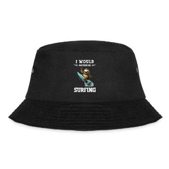 I'm enough I'm going surfing Windsurfer saying - Bucket Hat - black - Front - Lela (165cm)