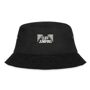 Retro Graphic Cliff Diver Cliff Diving Tombstoning - Bucket Hat - black - Front - Lela (165cm)