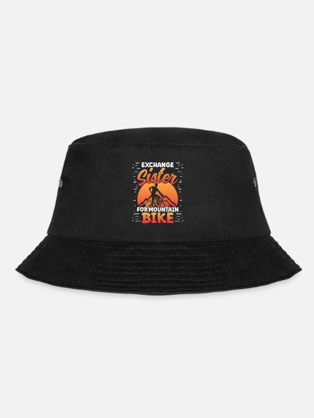 Exchange Sister for Mountain Bike - Bucket Hat - Schwarz