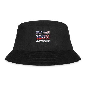 Geboren slowenisch Slowenien amerikanisch USA - Bucket Hat - Schwarz - Vorne - Lela (165cm)