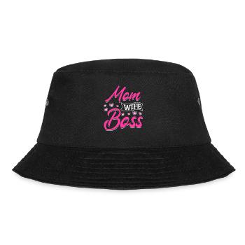 For the best mom in the world! For Mother's Day - Bucket Hat - black - Front - Lela (165cm)