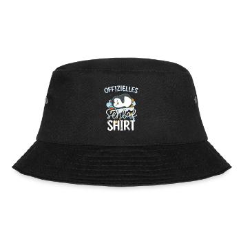 Offizielles Schlafshirt Hund - Bucket Hat - Schwarz - Vorne - Lela (165cm)
