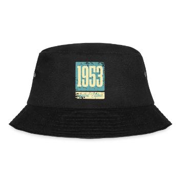 1953 Born Birthday Year of birth - Bucket Hat - black - Front - Lela (165cm)