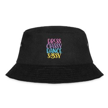 Breakdancing Tanzen für Tänzer - Bucket Hat - Schwarz - Vorne - Lela (165cm)