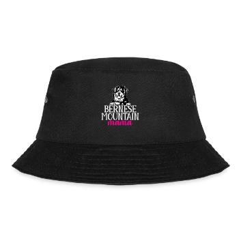 Berner Sennenhund - Bucket Hat - Schwarz - Vorne - Lela (165cm)