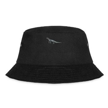 Komodowaran I Komododrache Motiv für Reptilien - Bucket Hat - Schwarz - Vorne - Lela (165cm)