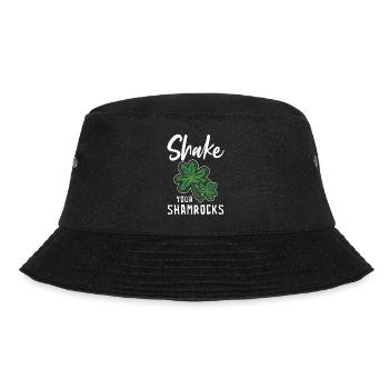 Lustige Irische Saint Patricks Day Shake Your - Bucket Hat - Schwarz - Vorne - Lela (165cm)