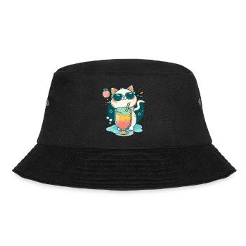 L’amour du chat en style cocktail - Bob - noir - Devant - Lela (165cm)