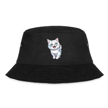 Chaton mignon rire pour les amoureux des chats - Bob - noir - Devant - Lela (165cm)