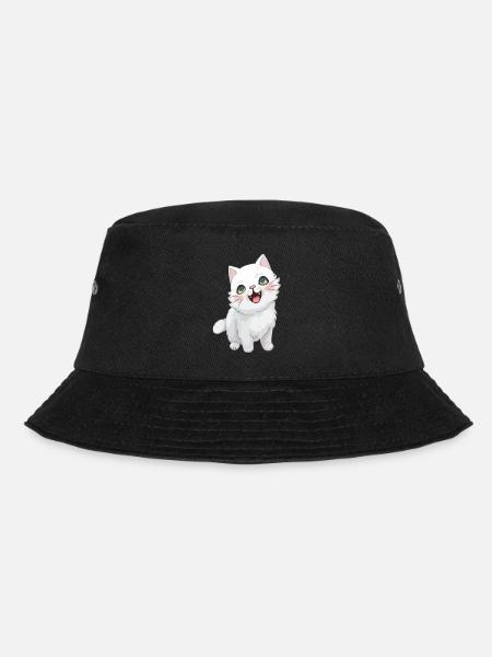 Chaton mignon avec œil de chat pour les amoureux des chats - Bob - noir