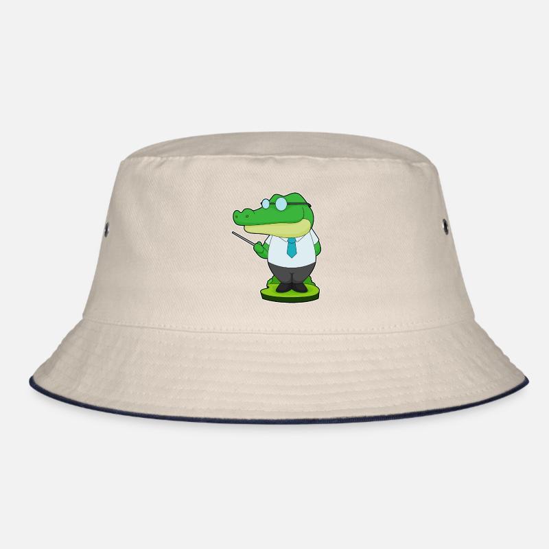 Krokodil Lehrer Pointer Bucket Hat