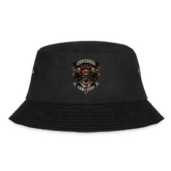 Hamburg St. Pauli 2023 - Biker - Bucket Hat - Schwarz - Vorne - Lela (165cm)