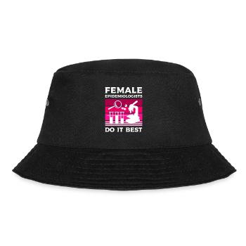 Les femmes épidémiologistes le font le mieux Épidémiologie - Bob - noir - Devant - Lela (165cm)