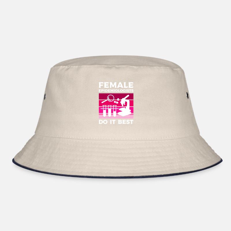 Female Epidemiologists Do It Best Epidemiology Bucket Hat