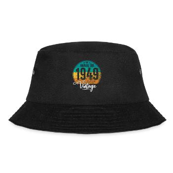Vintage Made in 1949 Year of birth 1949 Birthday - Bucket Hat - black - Front - Lela (165cm)