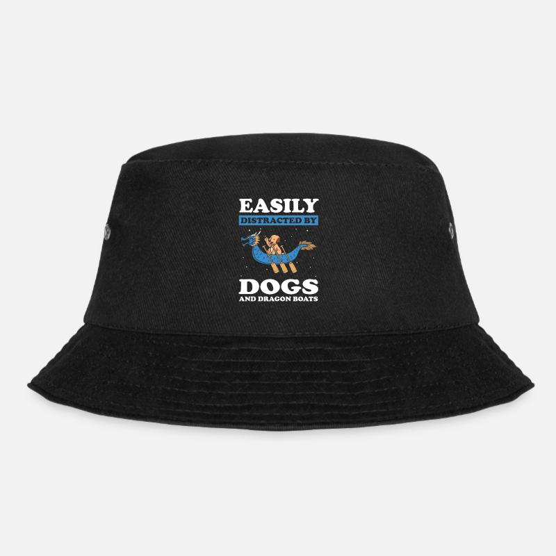 Drachenboot Crew und Drachenbootfahren - Bucket Hat - Schwarz