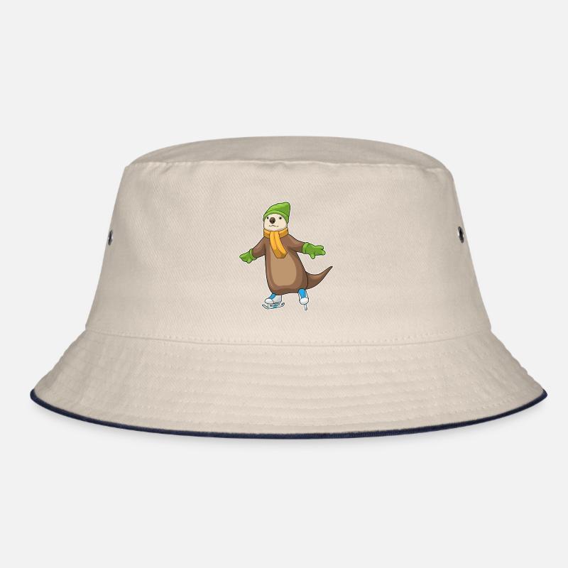 Otter Eislaufen Schlittschuhe Bucket Hat