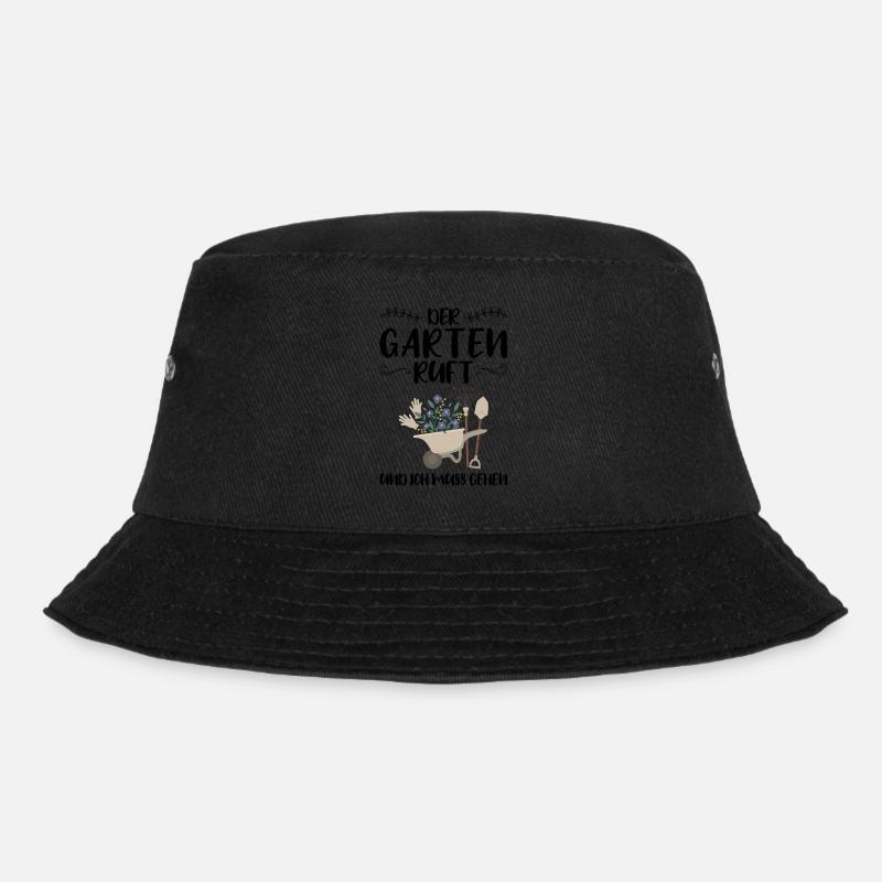 Garten Pflanze Pflanzen Geschenk - Bucket Hat - Schwarz