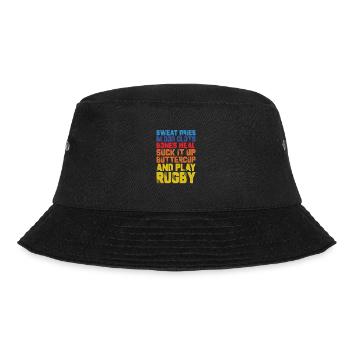 Rugby - Bucket Hat - Schwarz - Vorne - Lela (165cm)