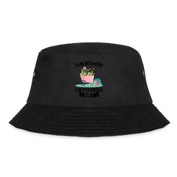 Garten Pflanze Gartenliebhaber Geschenk - Bucket Hat - Schwarz - Vorne - Lela (165cm)