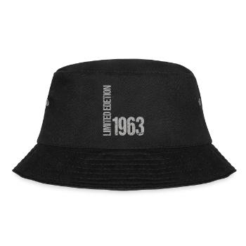 60. Geburtstag Damen Herren 60 Jahre 1963 Lustig - Bucket Hat - Schwarz - Vorne - Lela (165cm)