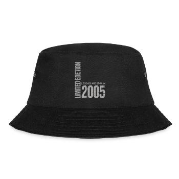 18. Geburtstag Junge Mädchen 18 Jahre 2005 Lustig - Bucket Hat - Schwarz - Vorne - Lela (165cm)