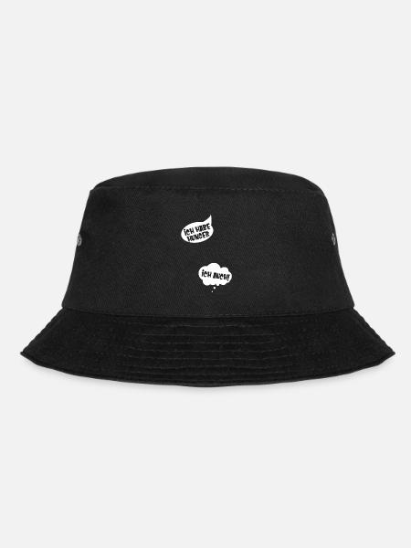 Ich habe Hunger Schwangerschaft verkünden - Bucket Hat - Schwarz