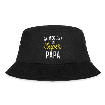 ce mec est un super papa / cadeau humour papa - Bob - noir - Devant - Lela (165cm)