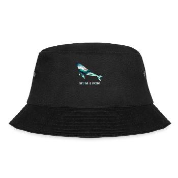 Save the whales Species protection and animal welfare - Bucket Hat - black - Front - Lela (165cm)