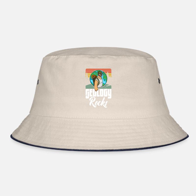 Geologist Profession Geology Stones Study Saying Bucket Hat