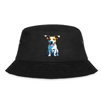 Jack Russel panting - Bucket Hat - black - Front - Lela (165cm)