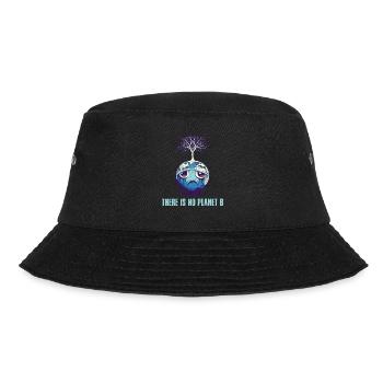 There is no Planet B Earth Day Mission Erde - Bucket Hat - black - Front - Lela (165cm)