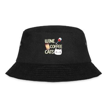 Vin Café Chats Amoureux Buveurs Buveurs - Bob - noir - Devant - Lela (165cm)