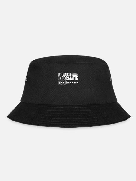 Informatik Nerd Spruch - Bucket Hat - Schwarz