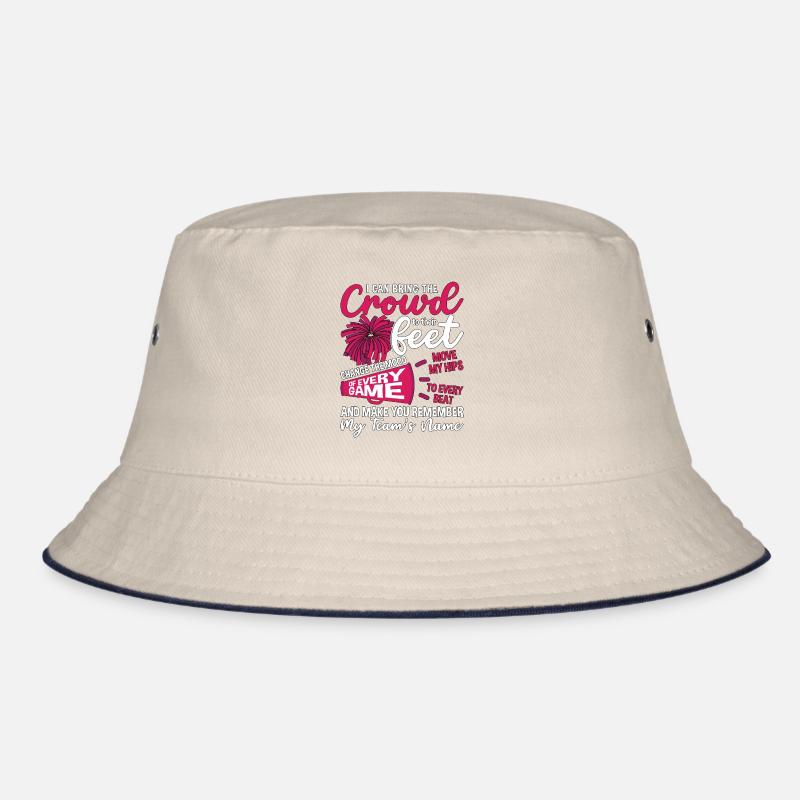 Cheerleading I Can Bring The Crowd To Cheer Squad Bucket Hat