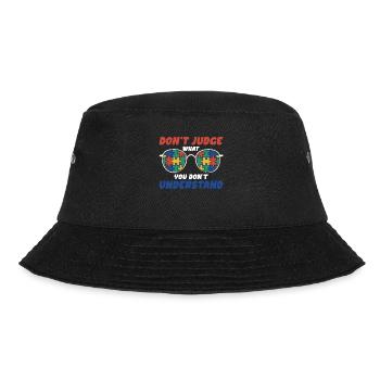 Autism Awareness – Don't Condemn What - Bucket Hat - black - Front - Lela (165cm)