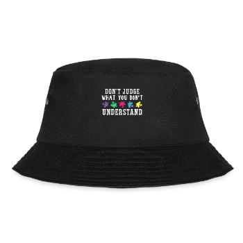 Autism Awareness – Don't Condemn What - Bucket Hat - black - Front - Lela (165cm)