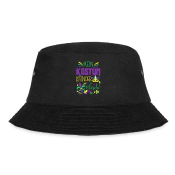 Mein Kostüm ist in der Wäscherei Carnival Party - Bucket Hat - Schwarz - Vorne - Lela (165cm)
