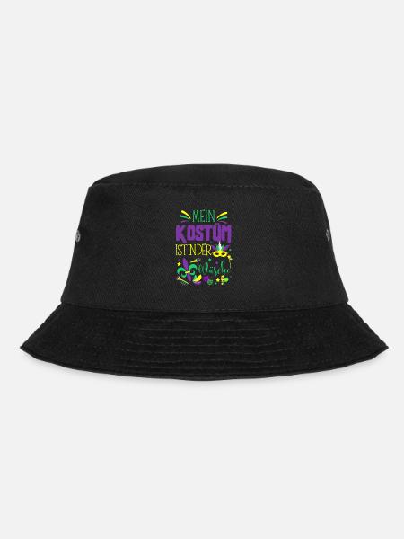 Mein Kostüm ist in der Wäscherei Carnival Party - Bucket Hat - Schwarz
