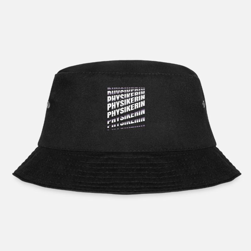 Physik Spruch Physikerin - Bucket Hat - Schwarz
